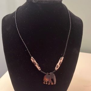 N27. Elephant necklace.